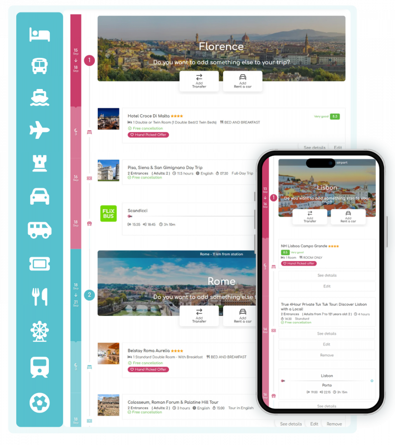 Itinerary Led - utc.travel